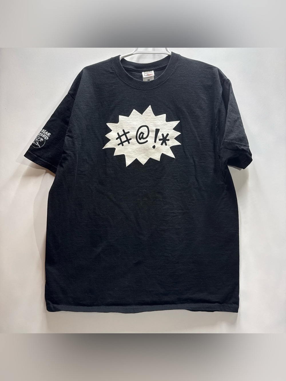 Fruit of the Loom Lunar Lizard Men’s Profanity Bubble Black T-Shirt